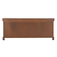 Graywash Upholstered Jeanette Storage Bench