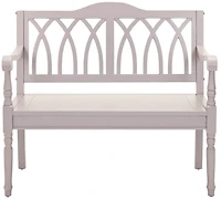 Mandy Quartz Gray Wooden Bench