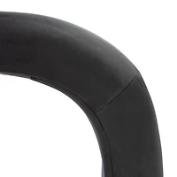 Black Velvet Modern Lydia Bench