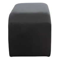 Black Velvet Modern Lydia Bench