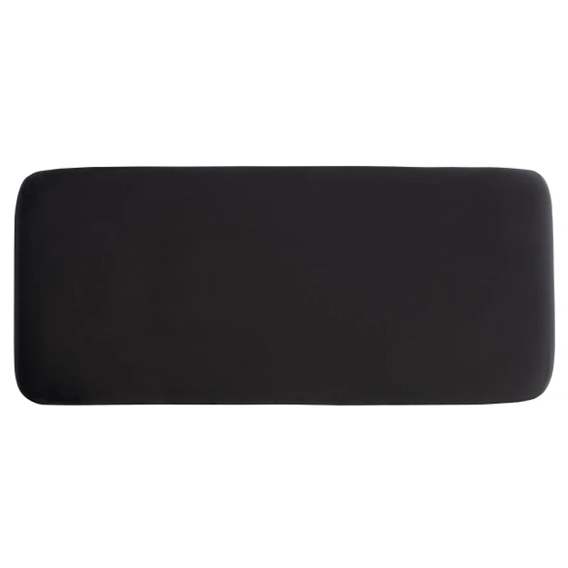 Black Velvet Modern Lydia Bench