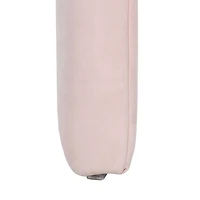 Pink Velvet Modern Lydia Bench