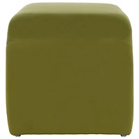 Olive Velvet Modern Lydia Bench