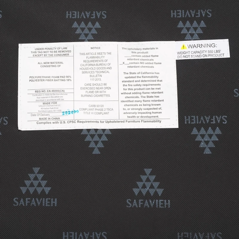 Black Boucle Modern Lydia Bench