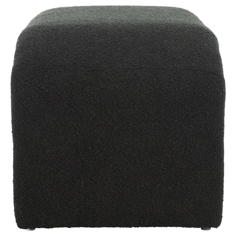 Black Boucle Modern Lydia Bench