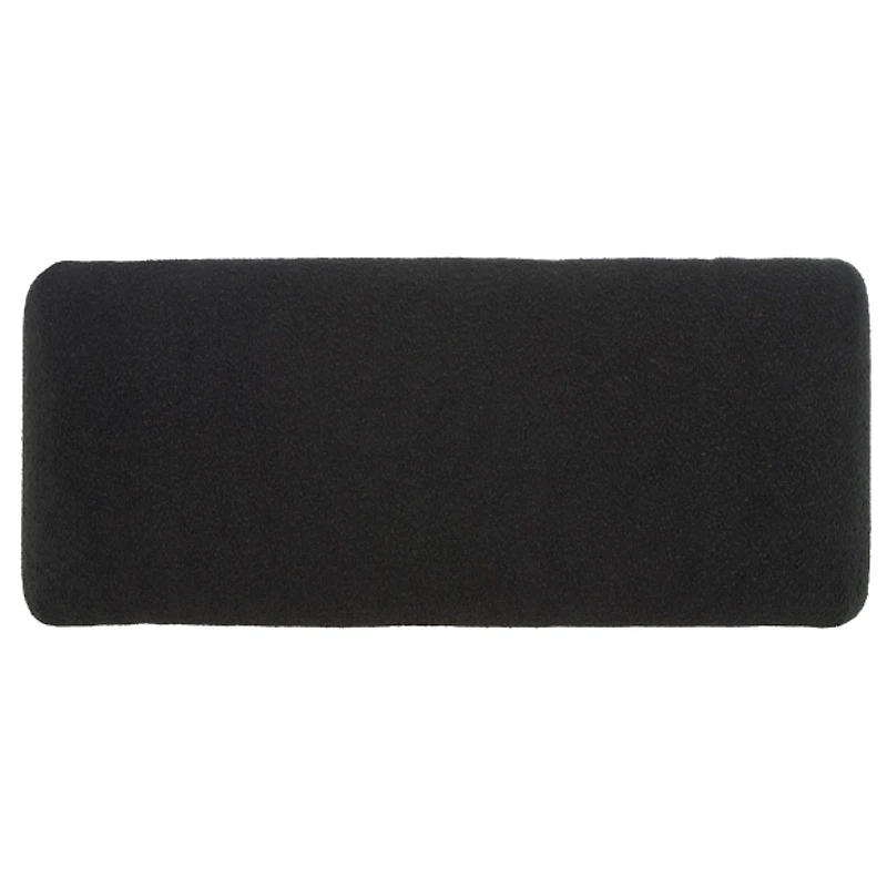 Black Boucle Modern Lydia Bench