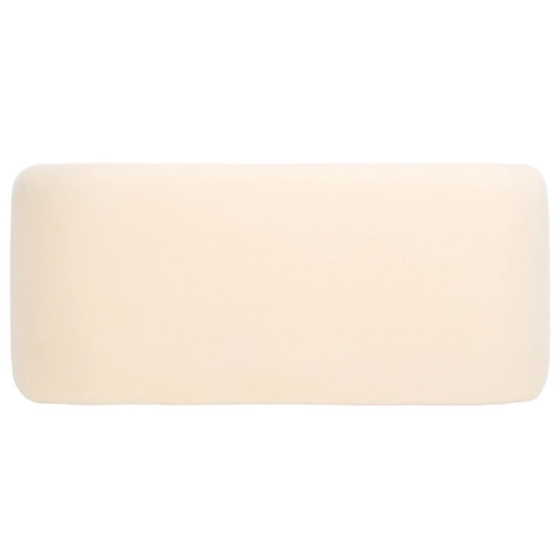 Cream Sherpa Modern Lydia Bench
