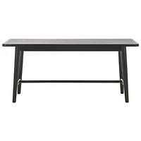 Black Wood Naomi Bench