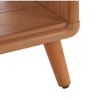 Upholstered Margie Open Shelf Bench