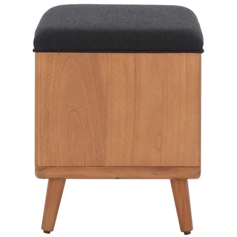 Upholstered Margie Open Shelf Bench