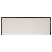 Black Wood Zella Upholstered Storage Bench