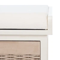 Upholstered Lanie -Drawer Storage Bench