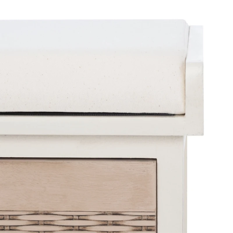 Upholstered Lanie 3-Drawer Storage Bench