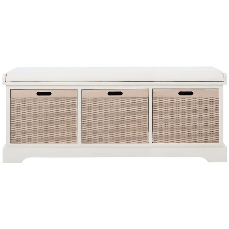 Upholstered Lanie 3-Drawer Storage Bench