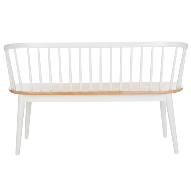 White Wood Spindle Blanchard Bench