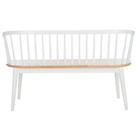 White Wood Spindle Blanchard Bench