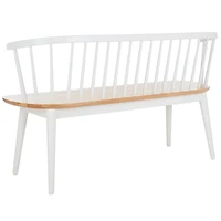 White Wood Spindle Blanchard Bench