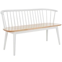 White Wood Spindle Blanchard Bench