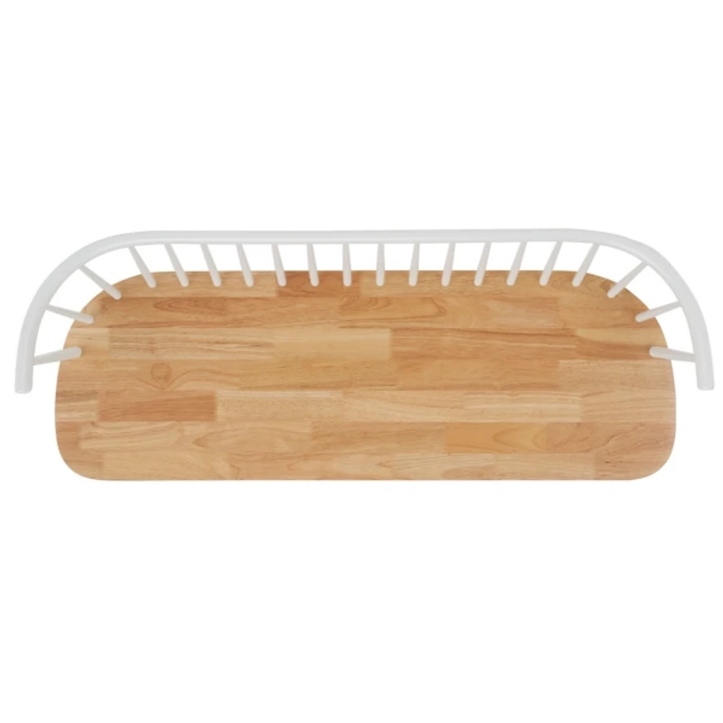 White Wood Spindle Blanchard Bench