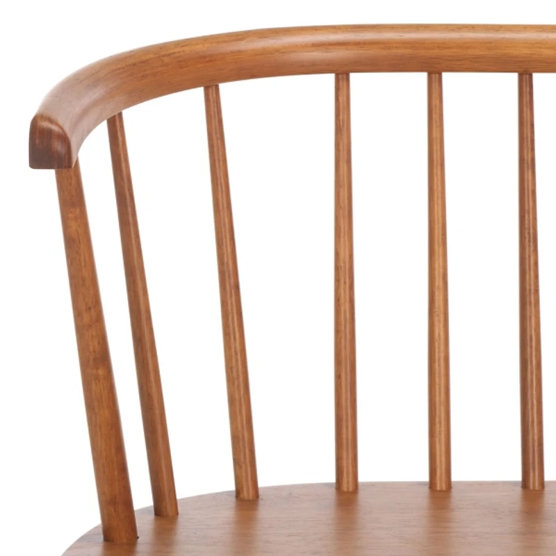 Honey Brown Wood Spindle Blanchard Bench