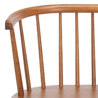 Honey Brown Wood Spindle Blanchard Bench