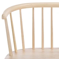 Whitewash Wood Spindle Blanchard Bench