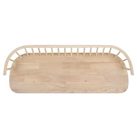 Whitewash Wood Spindle Blanchard Bench