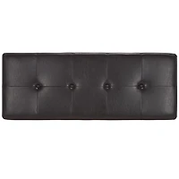 Faux Leather Maiden Storage Bench