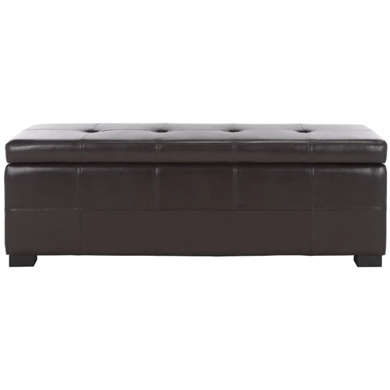 Faux Leather Maiden Storage Bench