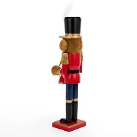 Teddy Bear Nutcracker Figurine, 15 in.