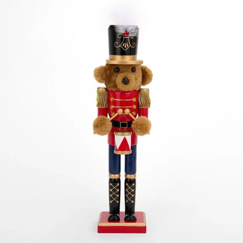 Teddy Bear Nutcracker Figurine, 15 in.