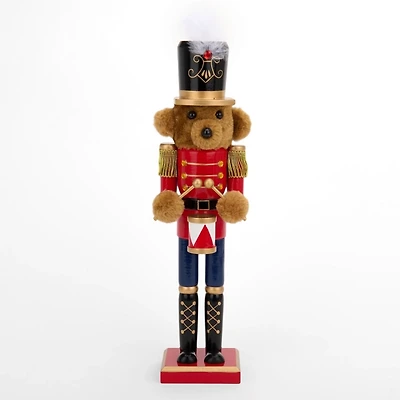 Teddy Bear Nutcracker Figurine, 15 in.
