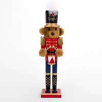 Teddy Bear Nutcracker Figurine, 15 in.