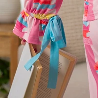 Pink Book Bow Cuff XL Pajama Set