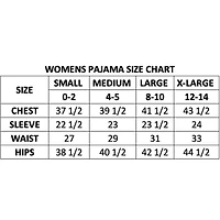 Light Blue Ski Medium Pajama Set