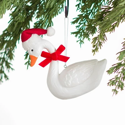 Gina the Christmas Goose Ornament