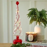 LED Rotating Candy Cane Christmas Tree