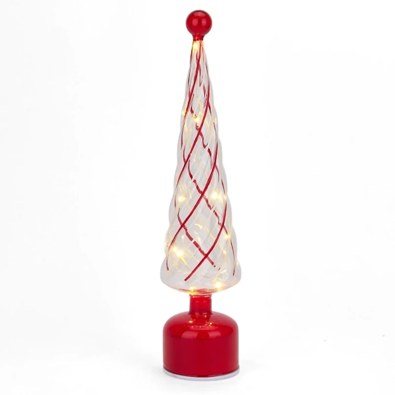 LED Rotating Candy Cane Christmas Tree