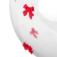 Red Bow Wine Glasses, Set of 4