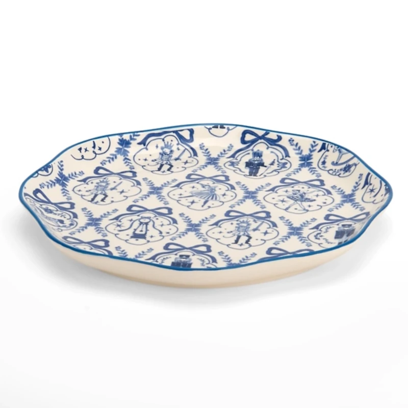 Blue Nutcracker Dinner Plate