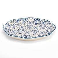 Blue Nutcracker Dinner Plate