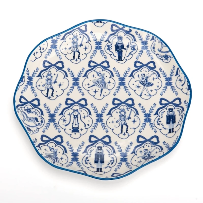 Blue Nutcracker Dinner Plate