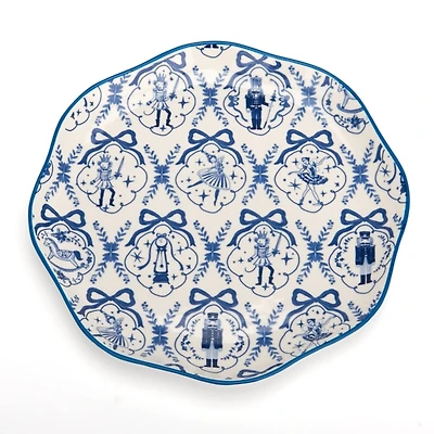 Blue Nutcracker Dinner Plate