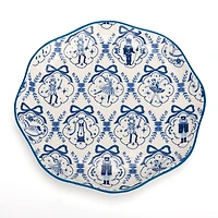 Blue Nutcracker Dinner Plate