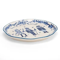 Blue Nutcracker Salad Plate