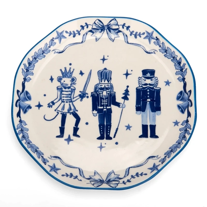 Blue Nutcracker Salad Plate