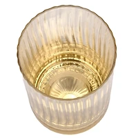 Ripple Gold Base Tumblers, Set of 4