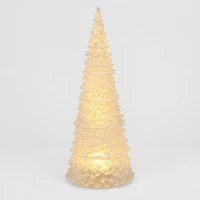 LED Snowy Glitter Cone Tree