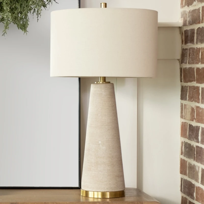 Fowler Ribbed Taper Table Lamp