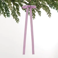 Purple Ribbon Bow 18-pc. Ornament Set